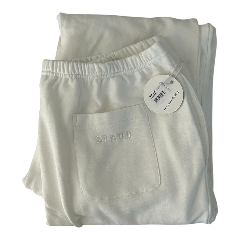 Staud White Sweat Pants